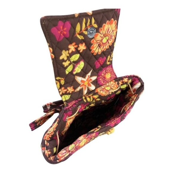 Sweet Olive Quilted Floral Drawstring Boho Bucket Backpack, Medium, 12" - Picture 3 of 6